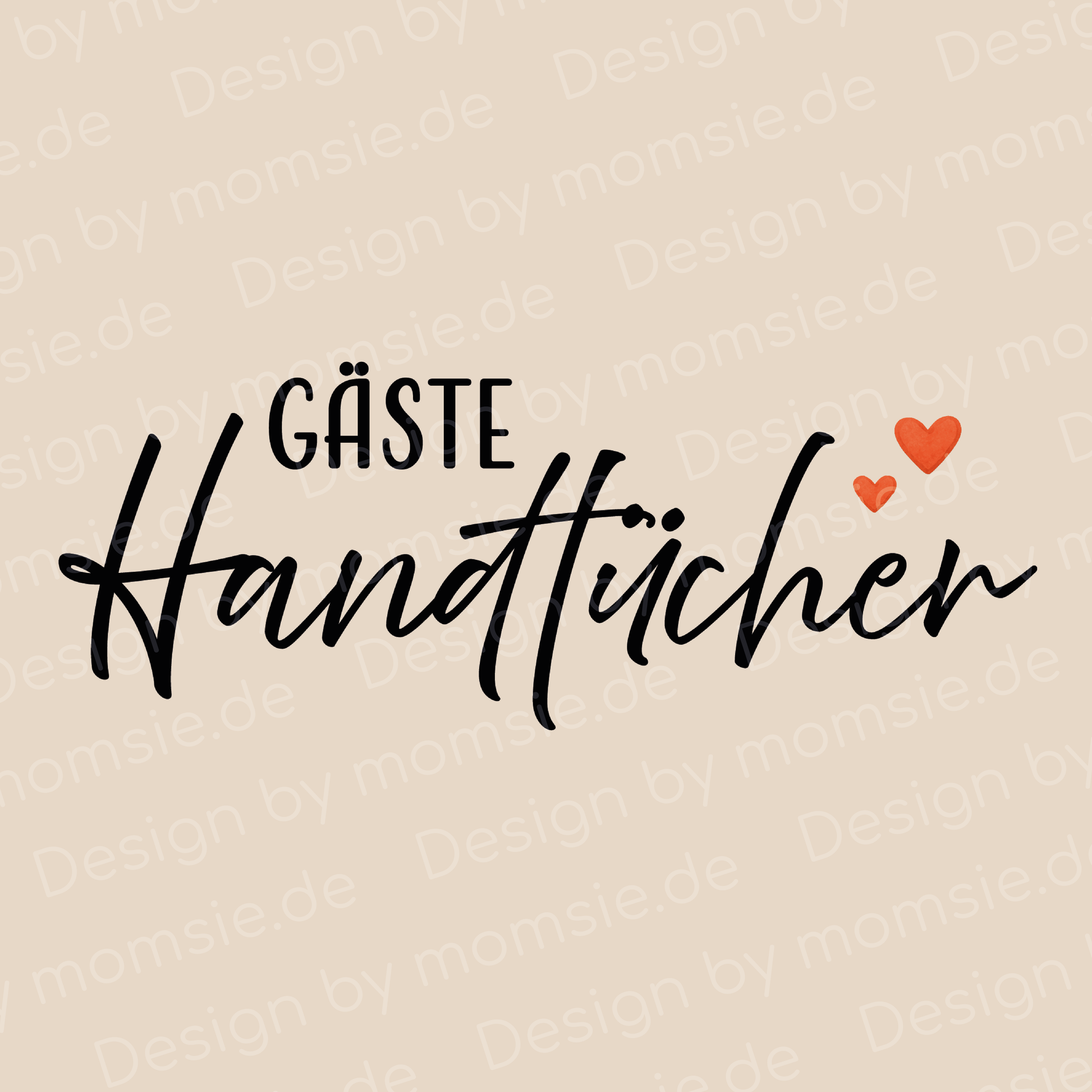 Organizer „Hannah“ → Aufdruck: Gäste Handtücher