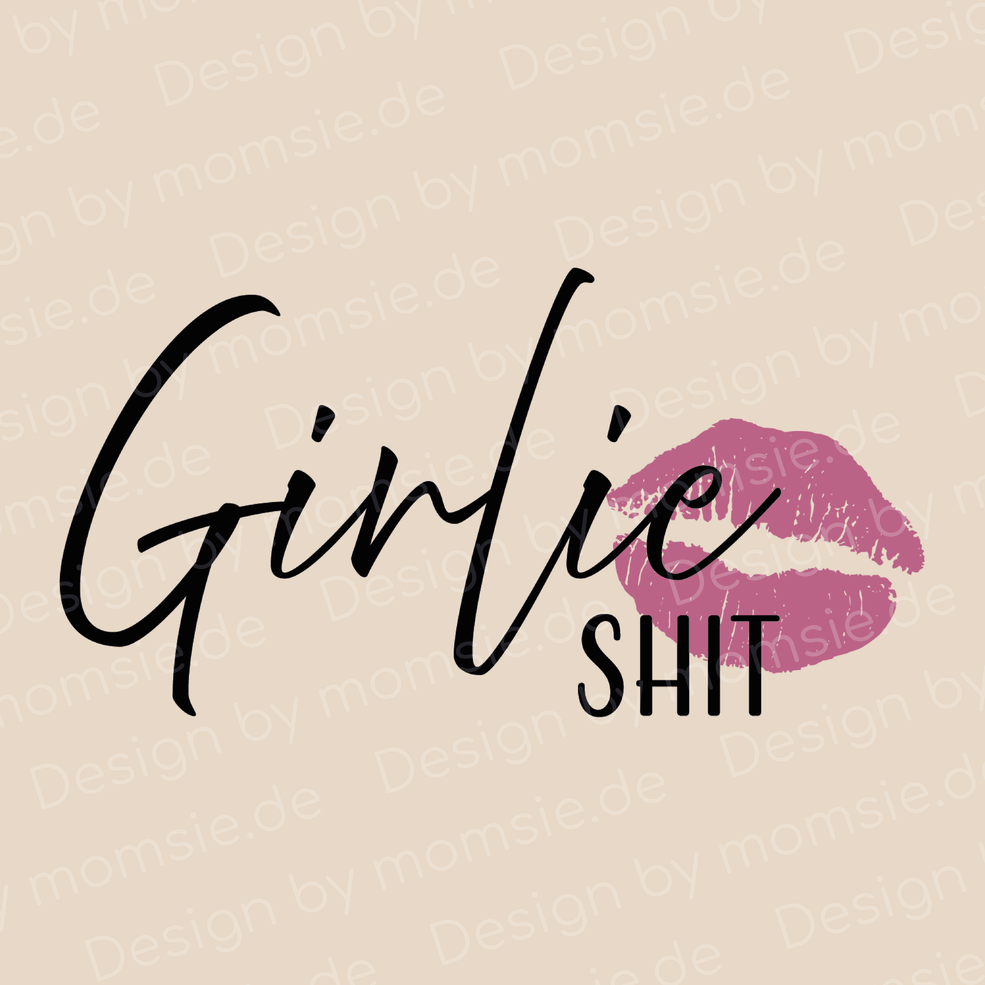 Organizer „Anna“ → Aufdruck: Girlie Shit