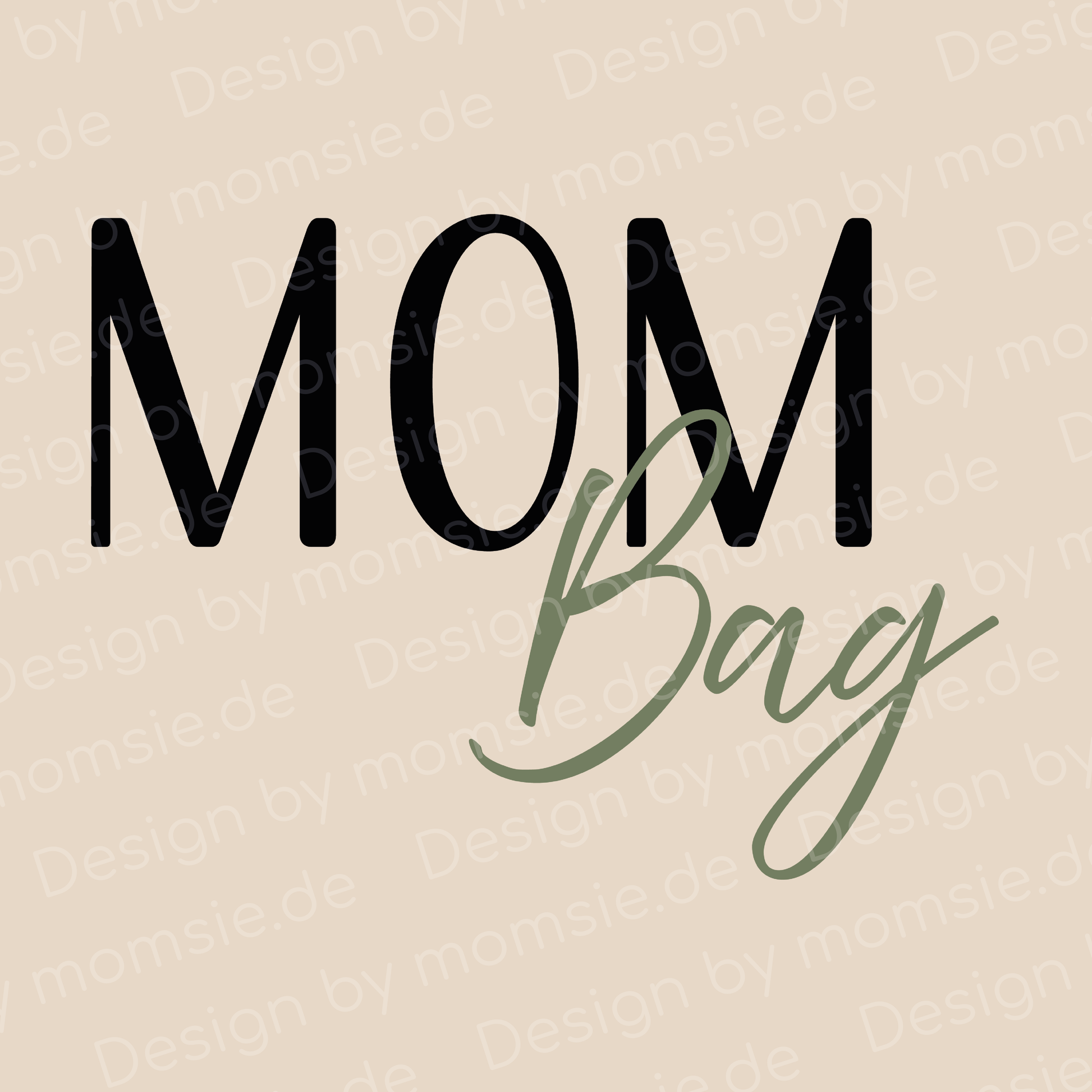 Cotton-Bag "Cassie" → Aufdruck: Mom Bag