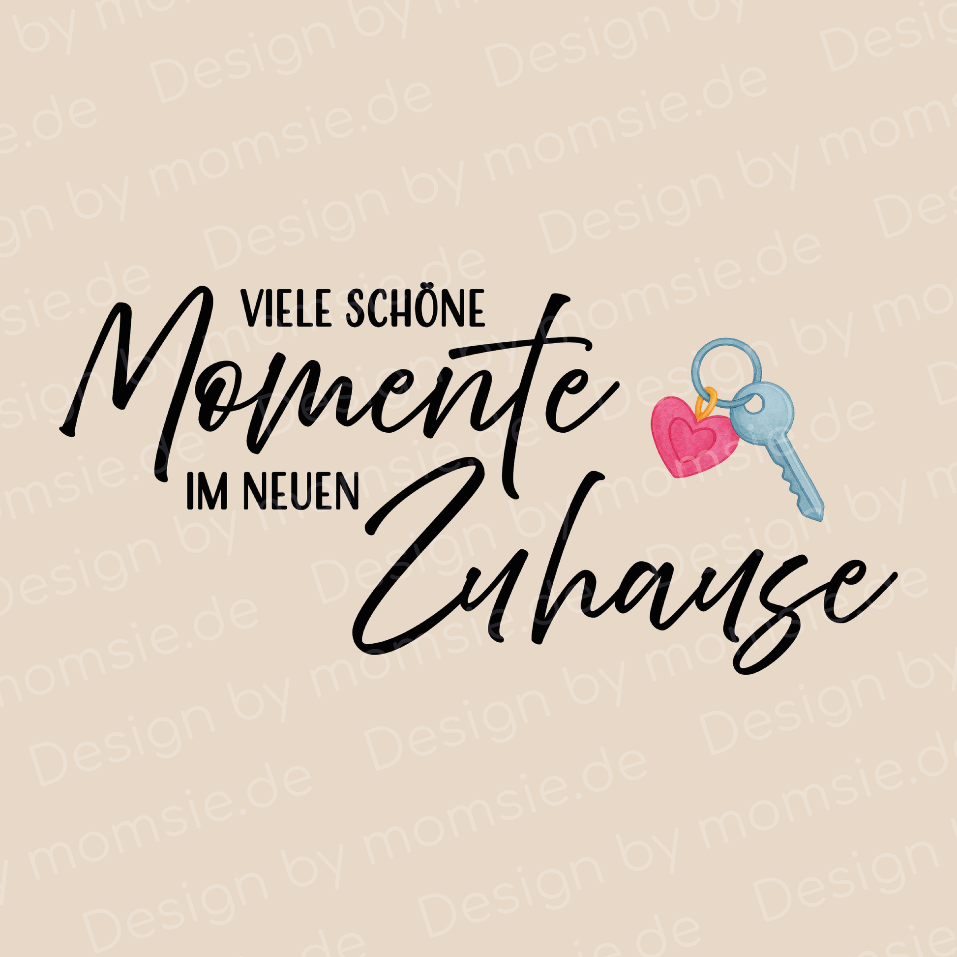 Organizer „Hannah“ → Aufdruck: Viele schöne Momente im neuen Zuhause