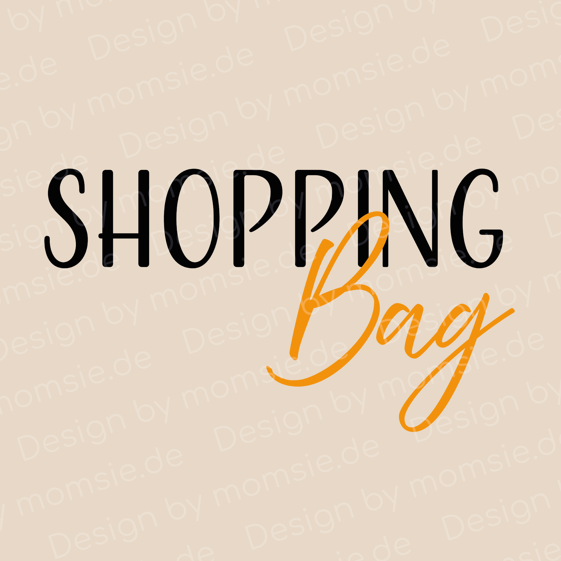 Cotton-Bag "Cassie" → Aufdruck: Shopping Bag