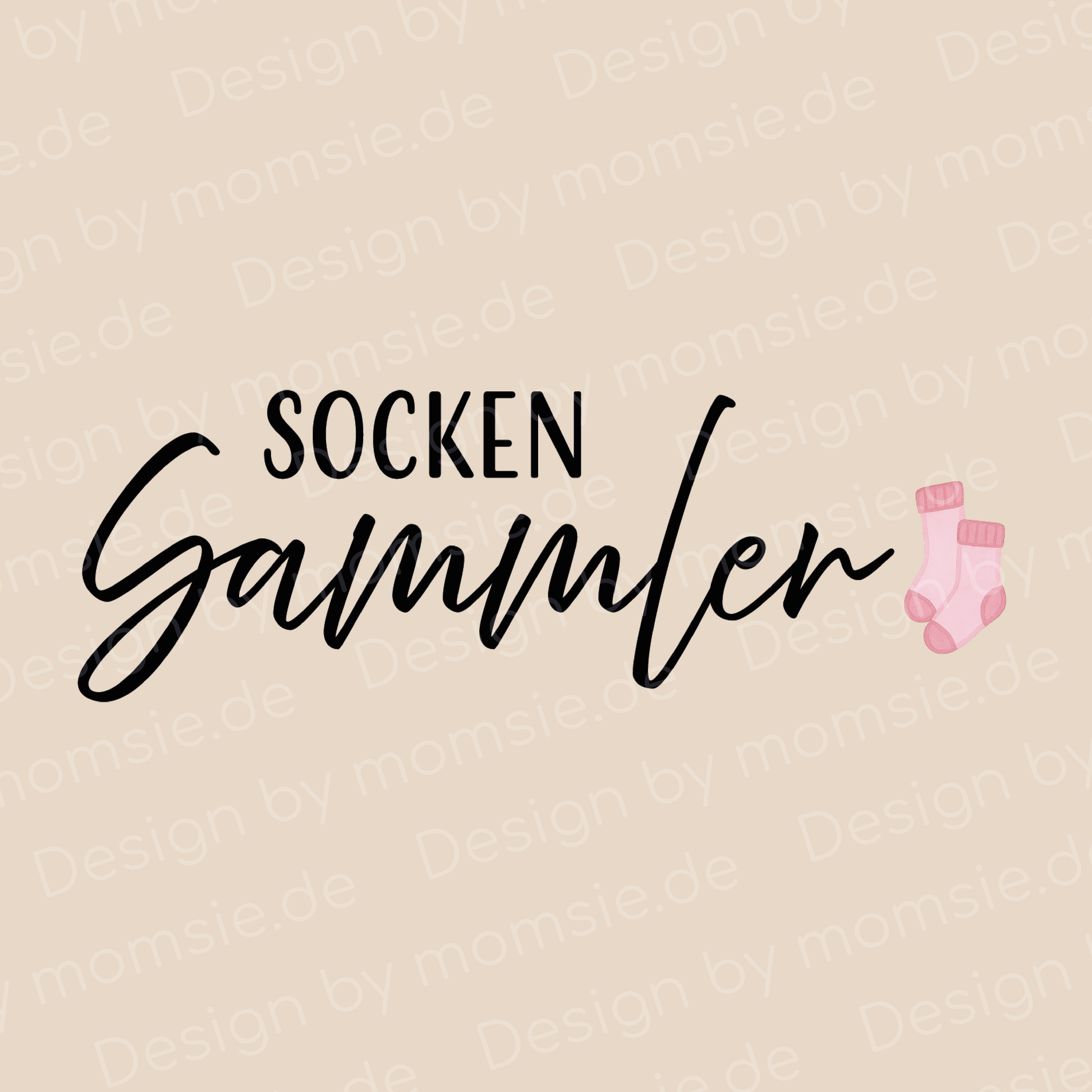 Organizer „Anna“ → Aufdruck: Sockensammler