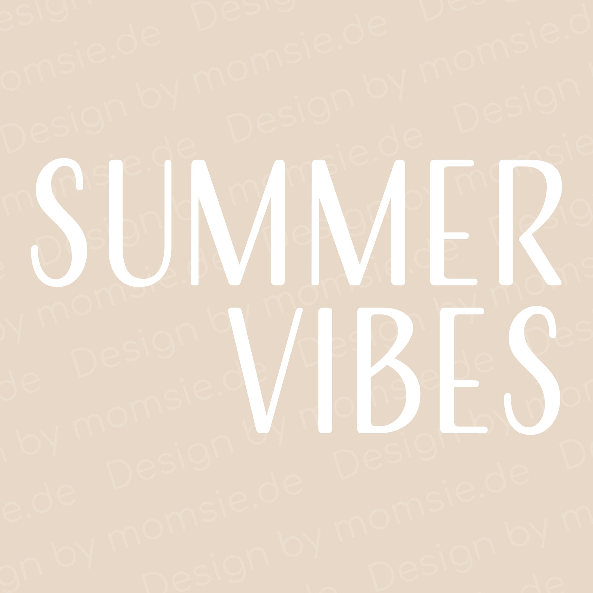 Baumwoll-Jute-Tragetasche „Judith“ → Aufdruck: Summer Vibes