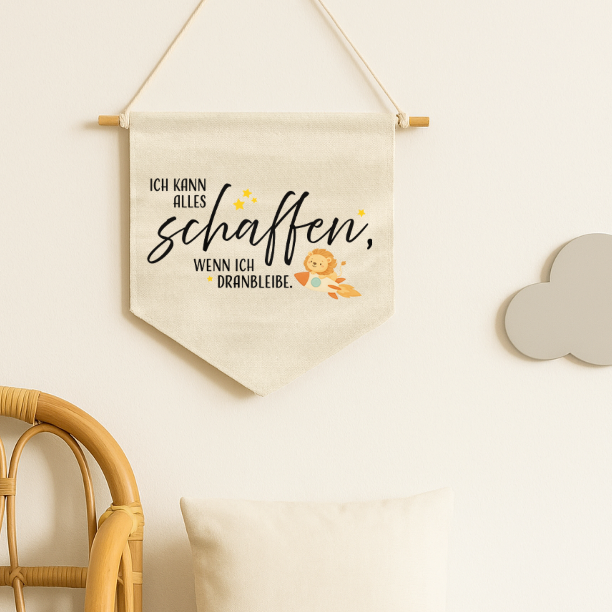 Wimpel "Ich kann alles schaffen"