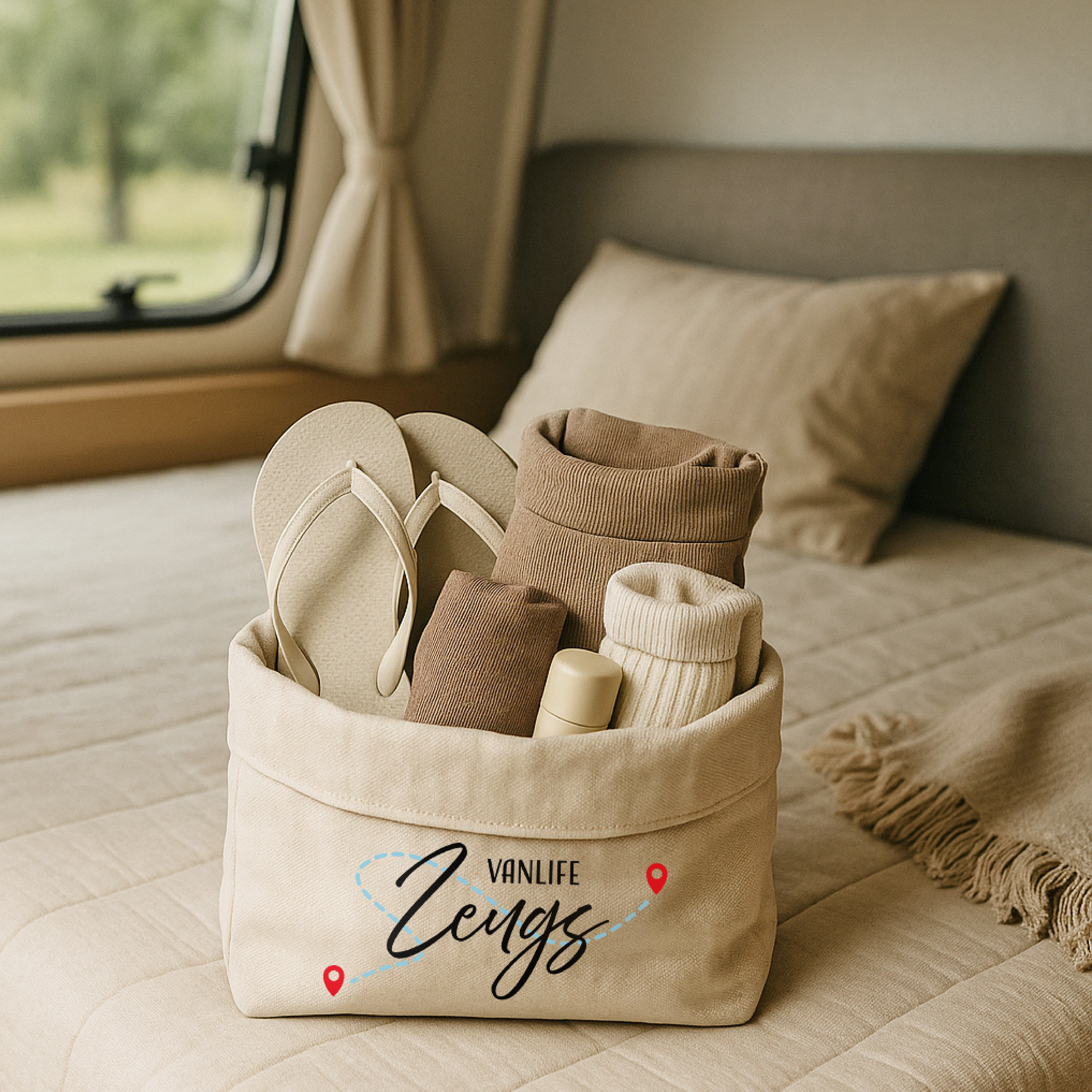 Organizer „Hannah“ → Aufdruck: Vanlife Zeugs