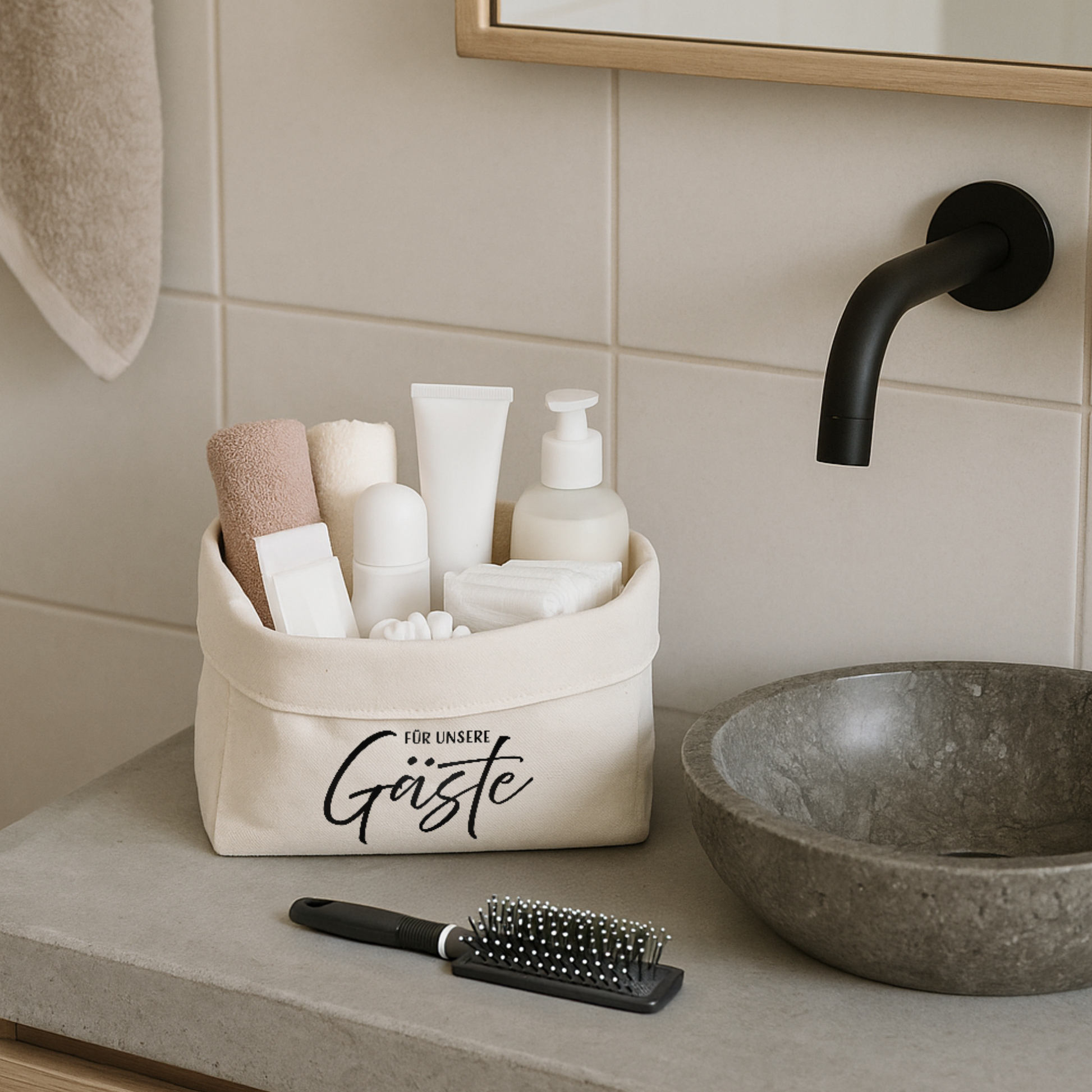 Organizer „Anna“ → Aufdruck: Für unsere Gäste