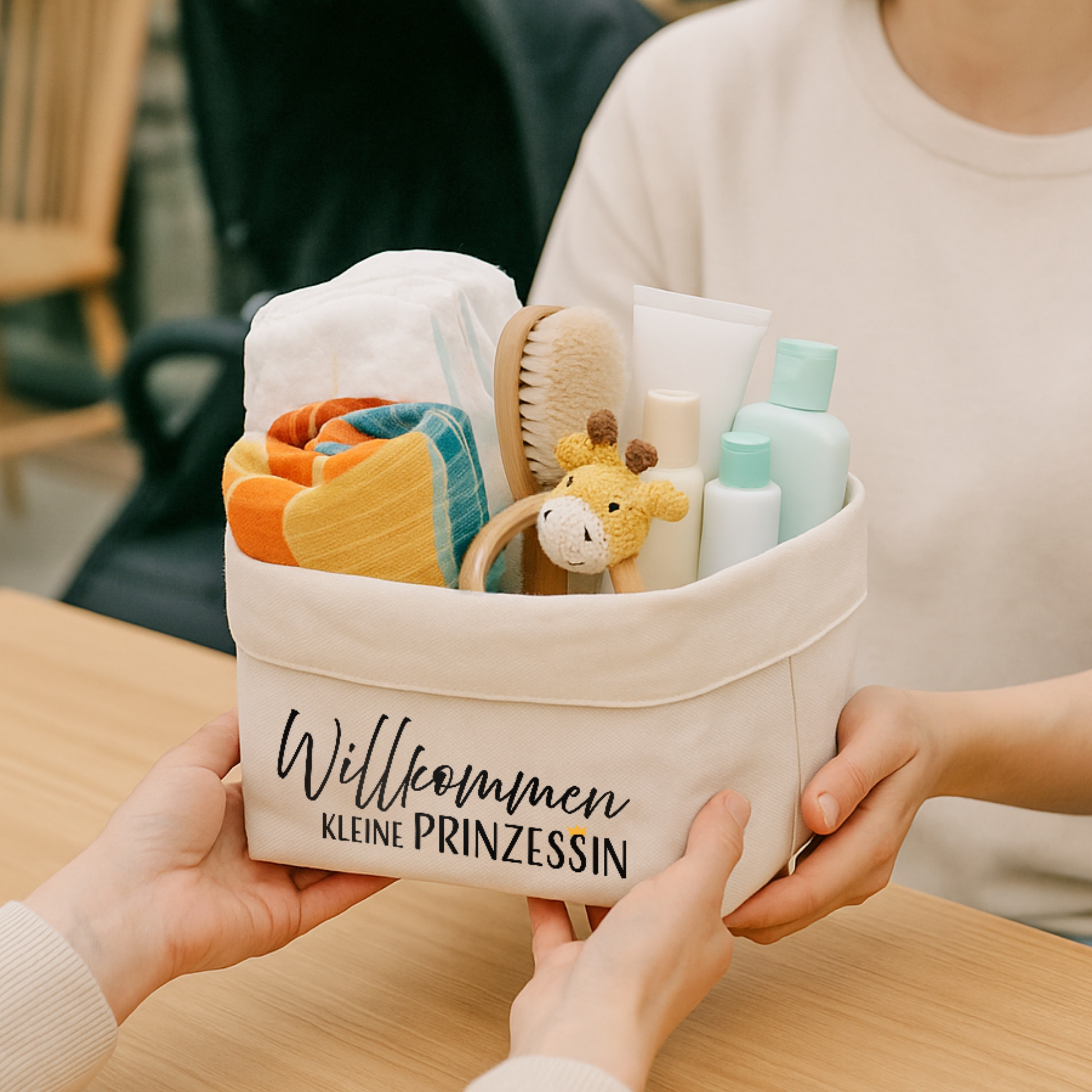 Organizer „Anna“ → Aufdruck: Willkommen, kleine Prinzessin