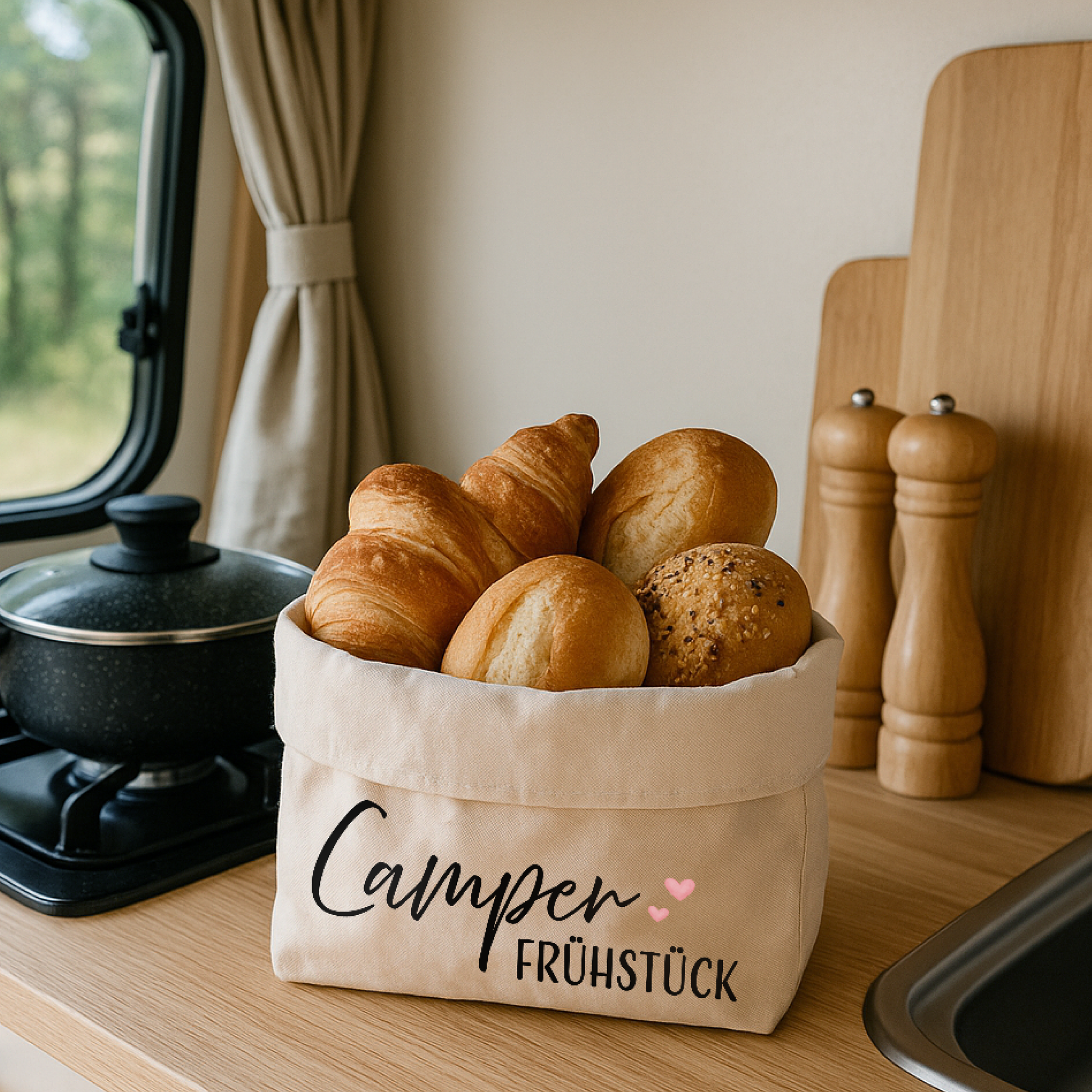 Organizer „Anna“ → Aufdruck: Camper Frühstück