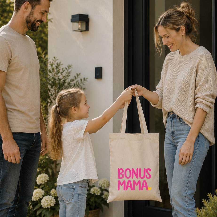 Tragetasche "Caro" → Aufdruck: Bonusmama
