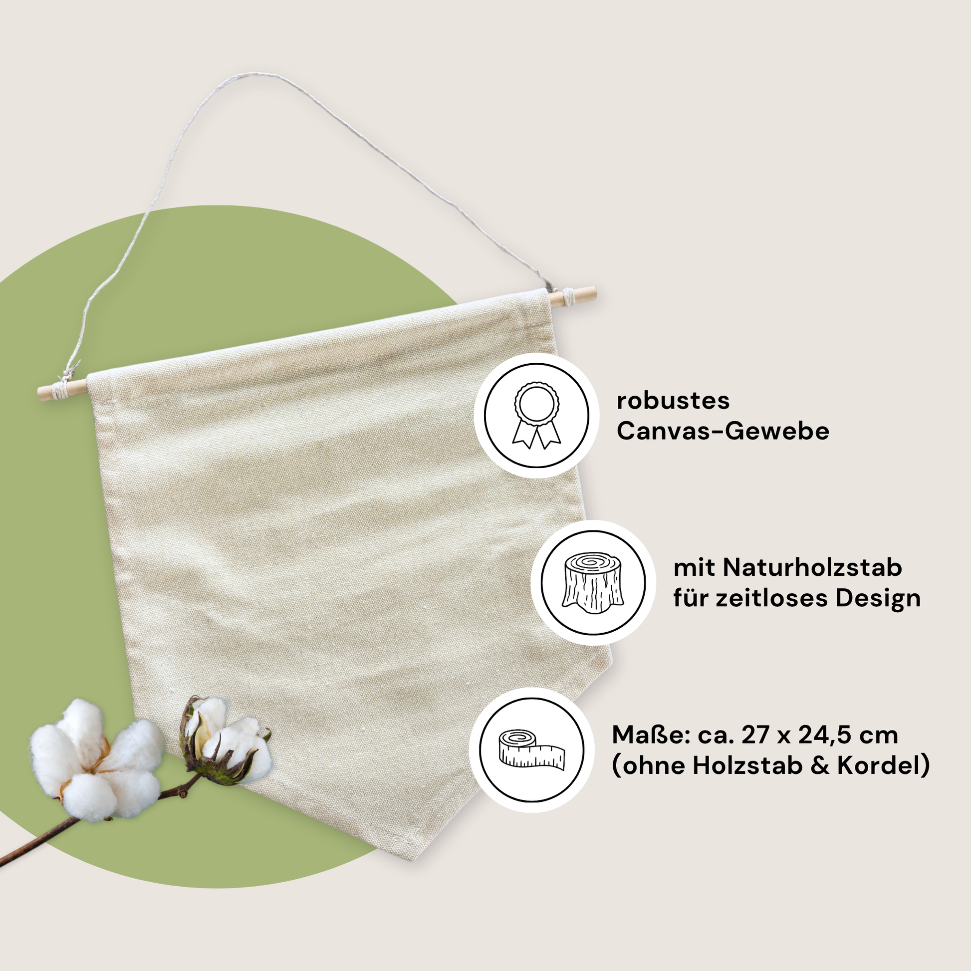 Wimpel "Ich bin stark und mutig"